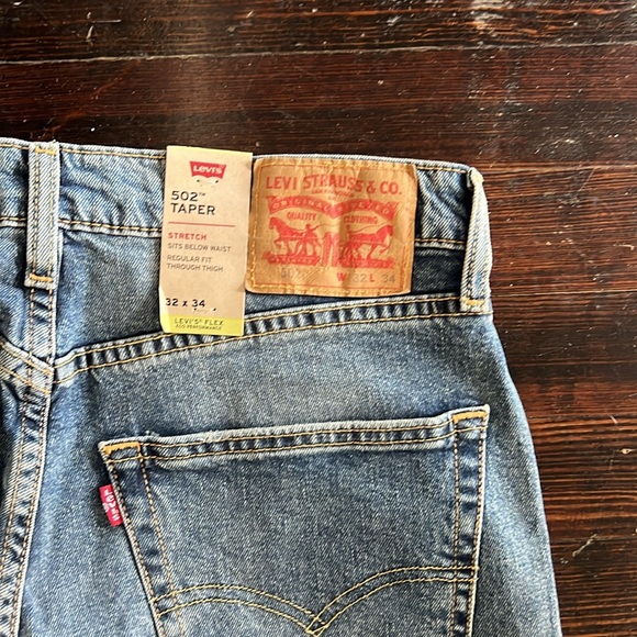 NWT Levi’s 502 Taper Jeans Men’s 32x34 - Picture 5 of 5